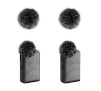 4 Pièces Anti-Vent pour Emetteurs DJI MIC (TX), Manchon Anti-Vent, Housse de Micro-Cravate sans Fil, Filtre Anti-Pop en Fourrure
