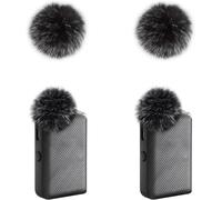 4 Pièces Anti-Vent pour Emetteurs DJI MIC (TX),Manchon Anti-Vent,Housse de Micro-Cravate sans Fil,Filtre Anti-Pop en Fourrure