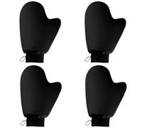 4 Pièces Applicateur De De Bronzage, Mineur De Tanner Double Face Avec Conception De Poignet Et De Poignet Élastique, Applicateur De Lotion En Microfibre, Gants De Crème Pour La Résistance
