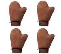 4 Pièces Applicateur De De Bronzage, Mineur De Tanner Double Face Avec Conception De Poignet Et De Poignet Élastique, Applicateur De Lotion En Microfibre, Gants De Crème Pour La Résistance