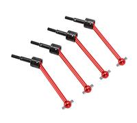 4 Pièces Arbre D'entraînement de Voiture RC Arbre D'entraînement CVD Essieu de Transmission RC Compatible avec la Voiture Tamiya TT02B 1/10 RC(Rouge) Accessoires de Voitures Miniatures