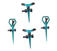 4 Pièces Arroseur de Pelouse Rotatif Automatique 360 Degrés