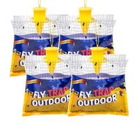 4 Pièces Attrape Mouche Suspendre, Piege a Mouche, Tue Mouche Interieur Exterieur, Fly Trap pour Attraper Les Mouches