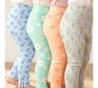 [4 pièces au hasard, 3 pièces envoyées] Tourbillonnez vers le printemps & l'été, palette de couleurs crème dopamine printemps/été, série bohème florale, marguerite, plante, nœud, leggings élastiques m