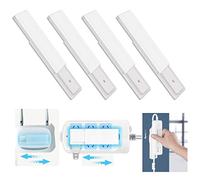 4 pièces Auto-adhésif Multiprise Fixator, Puissance Mural Punch-Bande Libre Mount Holder, Porte-moumt pour Simplest Power Strip, routeur WiFi, Belkin, contrôle à Distance et Autres