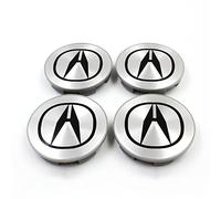 4 Pièces Auto Cache-moyeux Alliage Badge emblème Enjoliveurs, pour Acura RDX TLX CDX MDX RDX ZDX TL TLX TLX-L RLX TSX RSX 69MM Couverture Centrale Décoratio Stickers