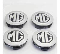 4 Pièces Auto Cache Moyeux avec Logo pour MG GS Launch Edition 2016 56MM, Cache Roue Centrale Enjoliveur Centre Roue Accessoires Voiture