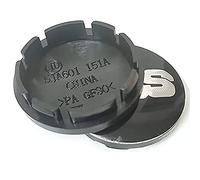 4 Pièces Auto Cache Moyeux pour BBS 56MM 60MM 65MM 68MM Centre De Jante Capuchons,56mm-Black-Silver-A