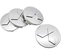 4 pièces Auto Cache Moyeux pour Mitsubishi ASX Colt Outlander Lancer Evo Pajero Eclipse Space 60mm, Centre Jante Capuchons Enjoliveurs Roue Haute Qualité Capuchon Central Modification Accessoires,C