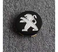 4 pièces Auto Cache Moyeux pour Peugeot 206,Cache de Roue Badge PoussièRe Centrale Jantes étanche et Antirouille Accessoires,60mm-F