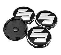4 Pièces Auto Cache Moyeux pour Suzuki Jimny 60mm Roue Centrale Couvercle Moyeu Central JanteCouvre Centre Capuchons Roues Enjoliveurs