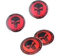 4 pièces Autocollant 3D pour Cache-Moyeu Enjoliveurs Centre de Roue Caches pour Nissan Qashqai J10 J11 2016-2022,Centre de Roue Caches Emblème,黑红