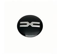 4 Pièces Autocollant de Couverture pour Dacia Duster Extreme Spring, Élégant et Beau Centre du Moyeu la Voiture Stickers Résistant à la Poussière,Silver-60mm