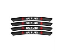 4 Pièces Autocollant de Jante de Voiture pour Suzuki Splash 2012-2014, Sticker Moyeu Roue Décoration Accessoire Extérieur Protection Esthétique,Black