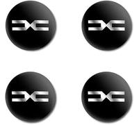 4 Pièces Autocollants Cache Moyeu Voiture pour Dacia Sandero III Stepway 2020-2022 2022-60mm, Enjoliveurs Autocollant Pneus Insigne Couvercle de Jante Autocollant