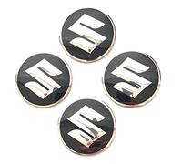 4 Pièces Autocollants Cache-Moyeux pour Suzuki 56mm, Jantes Badge Autocollants Jante Centre D'emblème Centre Enjoliveurs Autocollant Pneus
