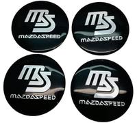 4 Pièces Autocollants de Capuchon de Roue pour Mazda 6 Facelift/Stufenheck Typ GJ/GL AB Bj. 02/2013, Décoratio Stickers Enjoliveurs Capuchons Caps Accessoires avec Logo,B- 65mm