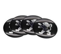 4 Pièces Autocollants de Moyeu pour Peu-geot 208 I 2012-2015 2015-2019, Roue Enjoliveurs Autocollants pour Voitures Autocollant Moyeu de Voiture,50mm