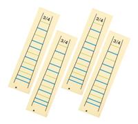 4 Pièces Autocollants de Position des Doigts pour Violon 3/4 | Aide D'entraînement, sans Résidu de Colle, Améliore L'efficacité, pour Débutants et Pratique Extérieure