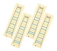 4 Pièces Autocollants de Position des Doigts pour Violon 3/4 | Papier, sans Résidu de Colle, Outil Auxiliaire, Pratique Extérieure, Facile à Transporter