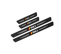 4 pièces autocollants de seuil de porte de protection de voiture compatibles avec les accessoires Volkswagen VW Golf MK1 MK2 MK3 MK4 MK5 MK6 MK7 MK8 (Color : MK3)