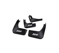 4 Pièces Avant Arrière Garde-Boues, pour Peugeot 206 1998-2012 Modification Voiture Avec Vis Fixation Accessoires Fender Pleine Protection Roue Saleté