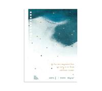 4 pièces -B5 Star Field peuvent être déchirés et actifs pour le noyau. Carnet créatif Little Fresh pour étudiants