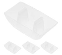 4 Pièces Bac à Huile ABS, Collecte Anti-débordement | Rainure en Entonnoir, Adapté au Crochet de 55mm, Remplacement Rapide pour Cuisines Professionnelles et Restaurants
