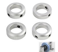 4 Pièces Bague d’Arrêt, Largeur 16/20/22 mm, Anneau de Blocage pour Arbre, Butée de Profondeur pour Roue, Brouette, Transmission, Outils CNC (20 mm - Alésage 32 mm Ø Ext 10 mm)