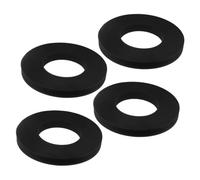 4 Pièces Bague D'amortisseur Voiture Noir en Caoutchouc | Réduit Vibrations et Bruit, Montage, Compatible Voiture, Lot de Quatre Pièces, Robuste, Souple