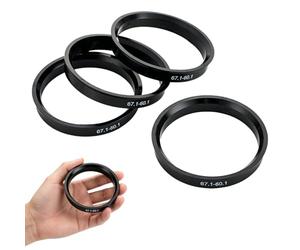 4 Pièces Bagues de Centrage 66,6 à 57,1 mm, Anneaux de Centrage Bagues Plastique Polycarbonate pour Jantes Alu, Bague Centrage Jante pour VW Golf pour Passat Polo pour Audi A3 A4 Seat Skoda Mercedes