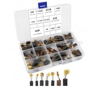 4 Pièces Balais de Charbon pour MAKIT 72 PCS Balais de Charbon-12 Tailles | UYUYong Machine Electrique Brosses Carbone pour Ponceuses Charbons Moteur Dureté Elevée pour D'angle Meuleuse Scies etc