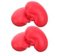 4 Pièces Balle de Renforcement Main Rouge, Rééducation Graduelle | Plastique, Forme Rein Compacte, Usage en Thérapie et Voyage, pour Patients et Exercices des Doigts