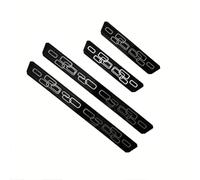 4 Pièces Bande De Seuil Porte Voiture pour Mazda CX-80 2024, Seuils Plaques Plinthes Protection Bienvenue Pédale Anti-Usure Accessoires, Black Lass