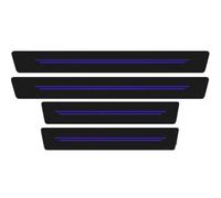 4 pièces Bande Seuil De Porte Voiture pour Opel Vauxhall Astra G H J K GTC 2010-2020, Avant Arrière Portes Bord Protection Autocollant Anti-Rayures Trim Accessoires,D/Purple Line