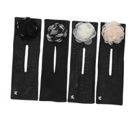 4 Pièces Bandeau à cheveux en plaque chignons fabricant de brioches français hair curler hair rollers fabricant de chignon pour les cheveux modeleur de beignets de cheveux en tissu NOLITOY