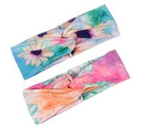 4 Pièces Bandeau Femme Élastique Motif pour Yoga Course et Activités Styles Aléatoires