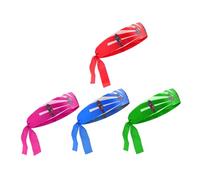 4 Pièces Bandeaux de Karaté pour Garçon Fille de Accessoires de Sport pour Entraînement et Fêtes Anniversaire Tête Poignet
