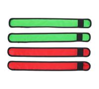 4 Pièces Bandes de Cheville Lumineuses pour Cheval | Tissu Imperméable et Résistant aux Intempéries, Aspect Réfléchissant Moderne, pour Jambes et Chevilles de Cheval