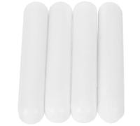 4 Pièces Barre D’agitation Magnétique Type C en Ptfe | Blanc, Format Unique pour Recherches et Expériences Scientifiques, Compatible Divers Contenants, Usage Précis