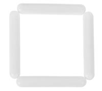 4 Pièces Barreau Aimanté de Laboratoire C en Ptfe pour Flacons | Résistance Chimique, Usage en Essais Scientifiques et Contrôle Qualité, Couleur Blanche, Facile à Utiliser