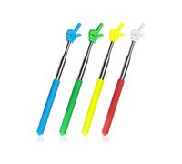 4 Pièces Bâton de Pointeur pour Enseignant Pointeur à Main Télescopique Pointeur Rétractable Aide à la Lecture Du Doigt pour Tableau Blanc de