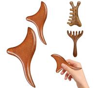 4 Pièces Bâton Massage En Bois,Triangulaire Planche De Massage Trigger Point,Bâtons Musculaire,Masseurs De Tête En Bois,Pour La Détente Des Pieds,De La Nuque,Des Épaules Et Du Dos