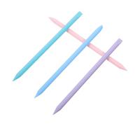 4 Pièces Bâtonnet de Silicone pour Ongles à Double Stylo Sculpteur | Silicone Réutilisable, Design Portable 6,6 Pouces, pour Projets DIY et Salon, Palette Pastel Chic