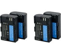 (4 pièces) Batterie d'appareil photo LPE6 2750mAh Lithium Ion pour Canon LP-E6 Batterie EOS 5D Mark II 2 III 3 6D 7D 60D 60Da 70D 80D 90D DSLR pour EOS 5DS