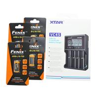 4 pièces batterie rechargeable Arlo, 3.7 V max. 760mAh batteries au lithium et chargeur avec AccuCell Box, rechargeable, convient pour Netgear Arlo caméra VMC3030, 3230, 3330, 3430 et
