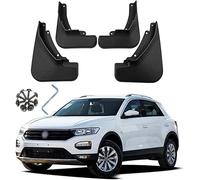 4 Pièces Bavettes Garde Boue de Voiture pour V-W T-ROC 2018-2023, Pare-éclaboussures Avant Arrière Protection Carrosserie Accessoires,A-2018~2022