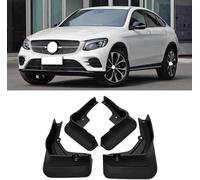 4 pièces Bavettes Voiture pour Benz GLC Klasse Coupe C253 2017 2018 2019(with Pedals), Bavettes Anti-Éclaboussures Couvre Avant et arrière kit Auto Accessoires Anti-Projections