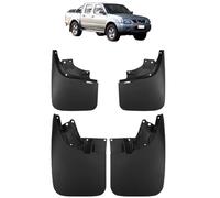4 Pièces Bavettes Voiture pour Nissan Navara D22 P300 Pickup 4-D 2008-2014, Pare-Boue Avant Arrière Pneu Protecteur de Pneu Voiture Accessoires