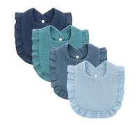 4 Pièces Bavoir D'allaitement Pour Nouveau-nés Coton Rot Tissu Doux Et Respirant Bave Nourrissons Bébé Dentition Alimentation Serviette Soins Infirmiers Pour Bébé